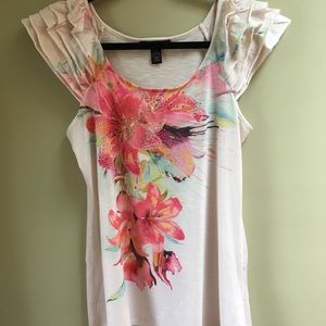Cream color Style and Co sleeveless tunic
